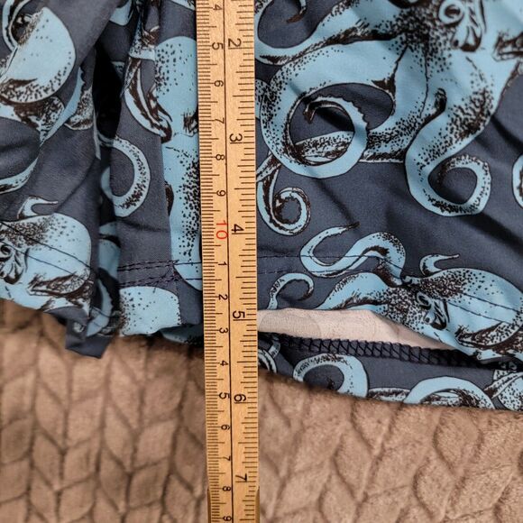 TWO LEFT FEET Swim Trunks Octupi Print‎ Back Pocket Men’s Sz 2XL Blue 34-38 - Picture 6 of 11